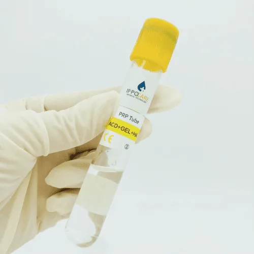 PRP tube with hyaluronic acid yellow cap - IPPOCARE 10mL glass