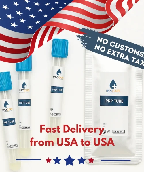 PRP tubes with local USA shipping – wholesale distributor IPPOCARE